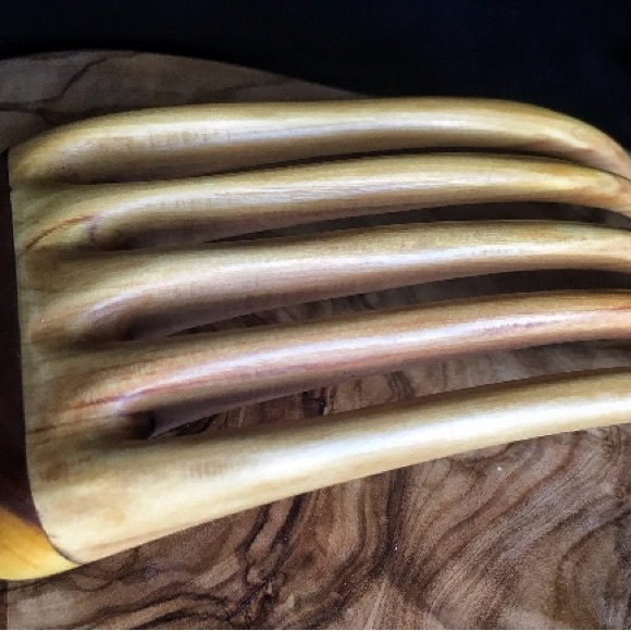 Hand carved Wood Hair Fork - Picture 9 of 12